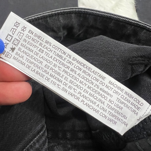 👖|•FOREVER 21•| Faded Black Flare Leg Super High Rise Slim Fit Regular Length👖 - Picture 8 of 11